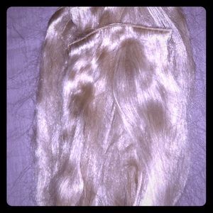 Bellami hair Extensions Ash Blonde.